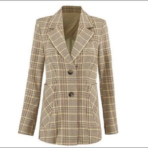 Cabi Slim Plaid Blazer